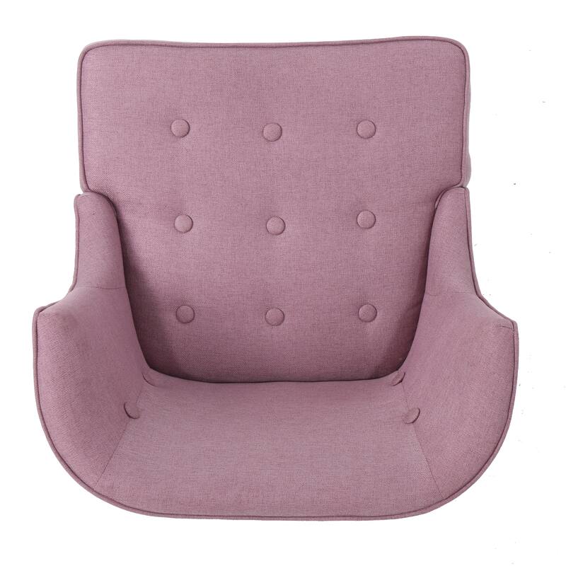 Lavender PUrple 28" Accent Chair with Waffle Stitching