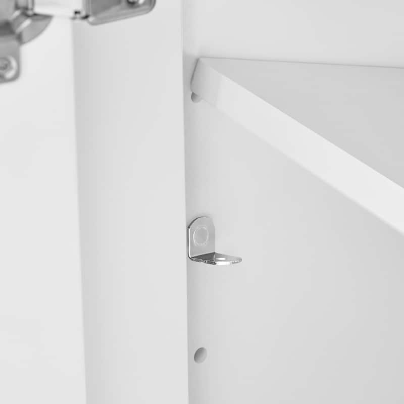 OVE Decors Newcastle Pure White Undermount Sink Vanity with Marble Top