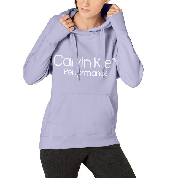 calvin klein hoodie grey womens