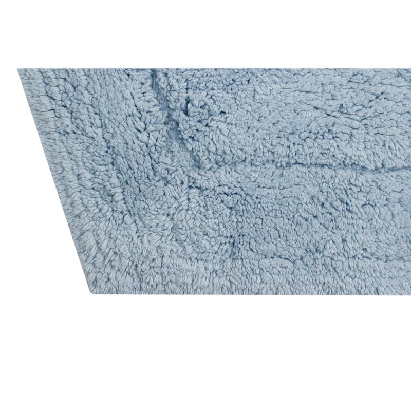 Home Weavers Waterford Collection Absorbent Cotton 3 Piece Set Machine Washable Bath Rug