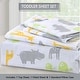 preview thumbnail 45 of 96, 3-Piece Cotton Toddler Sheet Set for Kids Boys & Girls (Animals, Fish, Sports, Floral)