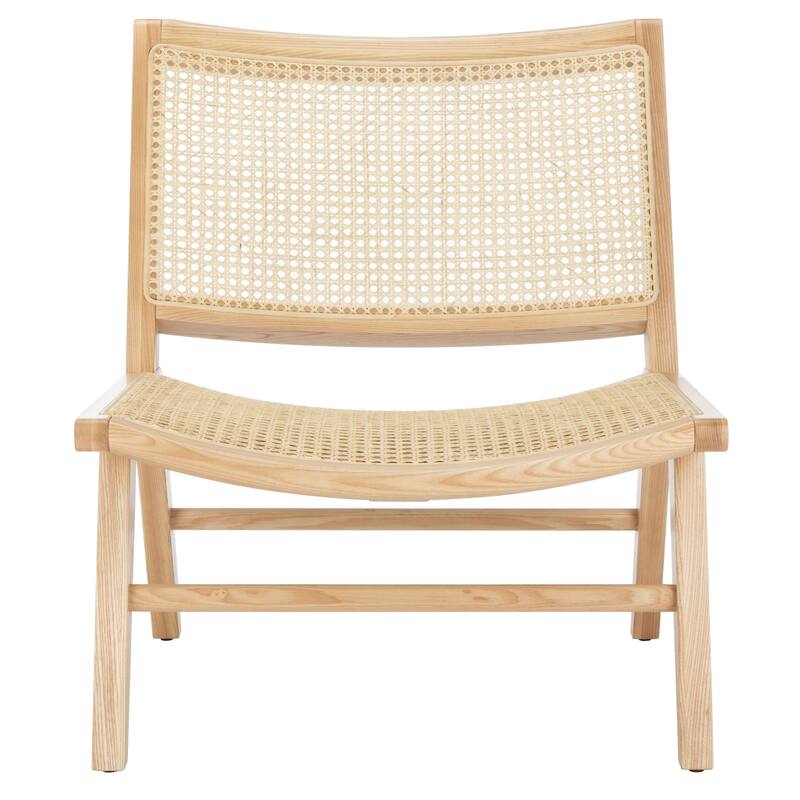 SAFAVIEH Couture Albana Rattan Dining Chair - 25.6" W x 30.9" L x 30.7" H - 26Wx31Dx31H