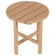 preview thumbnail 49 of 69, Polytrends Altura Eco-friendly All Weather Round 18" Side Table