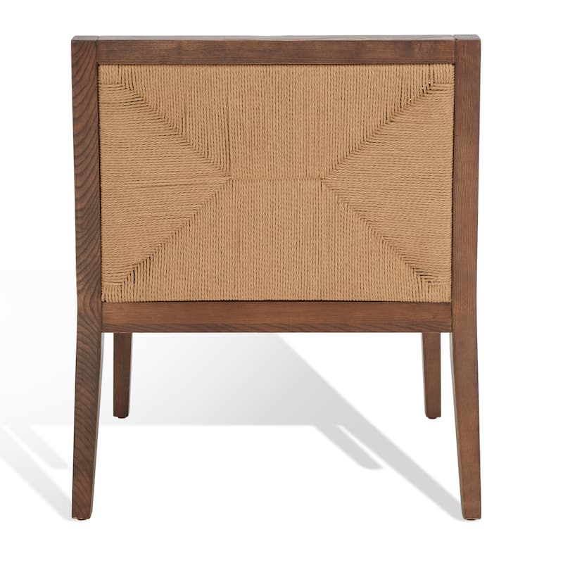 SAFAVIEH Couture Emilio Woven Accent Chair - 25 in. W x 26 in. D x 31 in. H