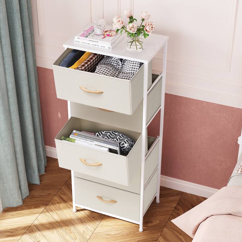 Crestlive Products Household 5-Drawer Vertical Dresser Storage Chest