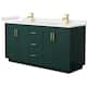 Option Green / White Quartz Top / Brushed Gold Hardware