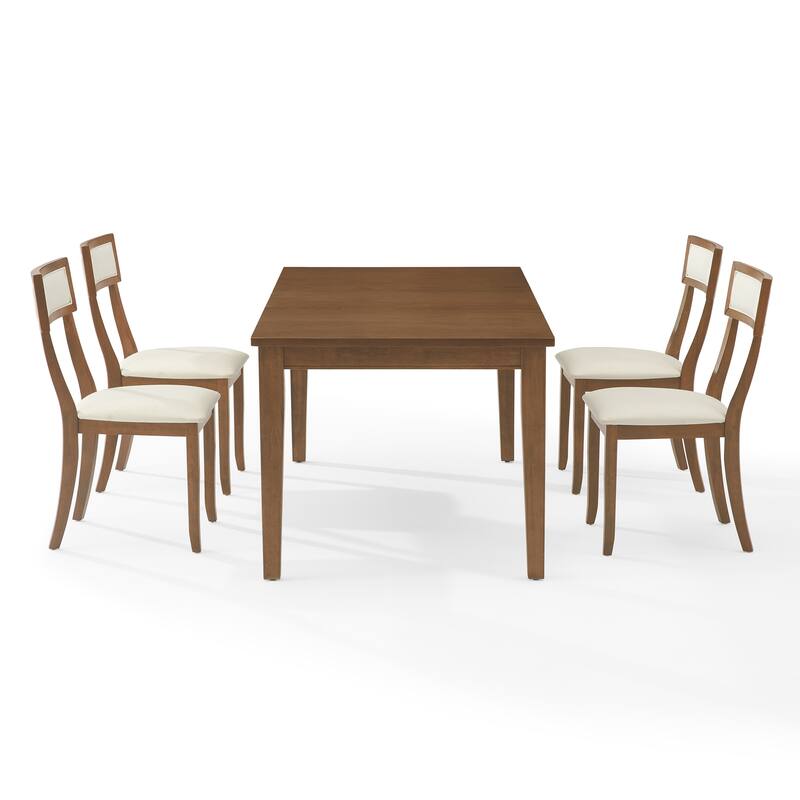 Crosley Alessia 5-Piece Dining Table Set For 4