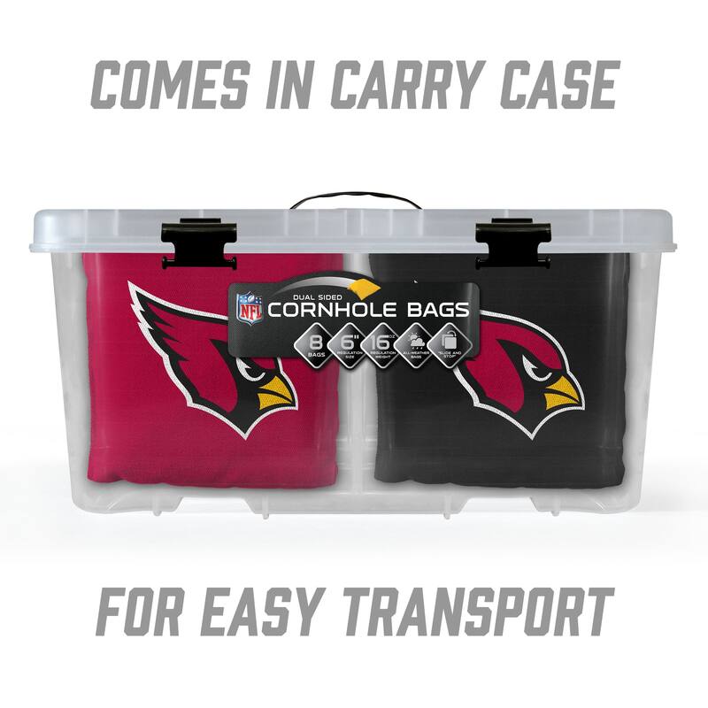 Arizona Cardinals NFL Dual Sided Pro Stop & Slide Cornhole Bags