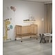 preview thumbnail 13 of 16, 3-In-1 Convertible Crib , Made Of Sustainable Pinewood, Non-Toxic Finish, Comes With Locking Wheels, Wooden Nursery Furniture