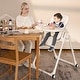 preview thumbnail 4 of 23, Babyjoy 4-in-1 Foldable Baby High Chair Height Adjustable Feeding - 32'' x 23'' x 42''