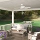 preview thumbnail 6 of 28, Hunter 52" Kennicott Outdoor Ceiling Fan, Wall Control - Contemporary, Industrial, Transitional - Windmill - Damp Rated!