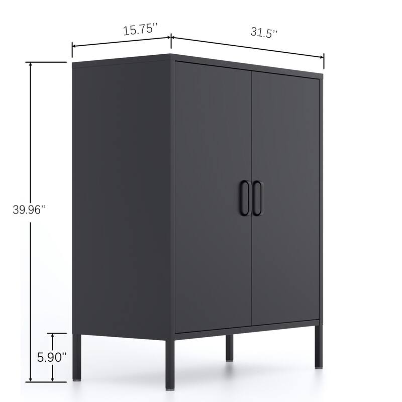 Metal Storage Locker Adjustable Shelves Free Standing