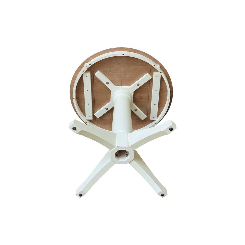 30" Round Pedestal Dining Table - Unfinished