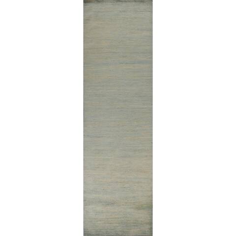 Gabbeh Kashkoli Oriental Hallway Runner Rug Hand-knotted Wool Carpet - 2'11" x 13'4"