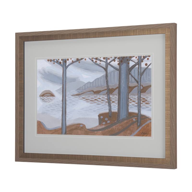 Windy Day Framed Art Print