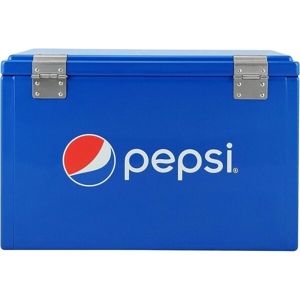 Permasteel 21-Qt Small Portable Ice Chest Cooler with Pepsi Logo