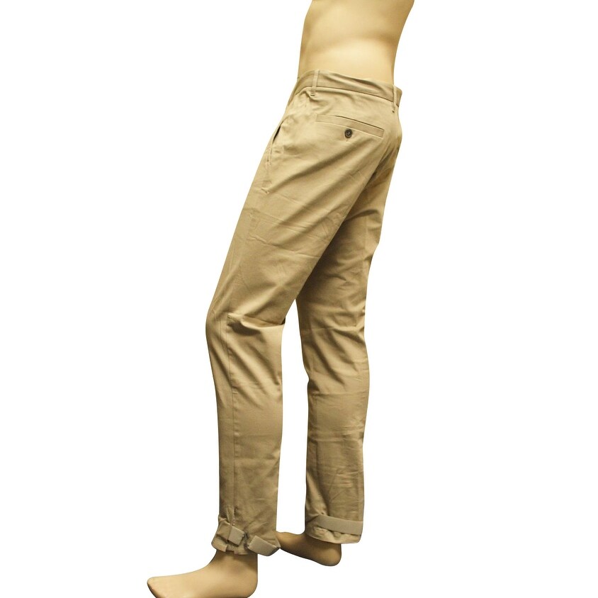 Shop Gucci Mens Beiges Casual Pants Skinny With Buckle 255303 50