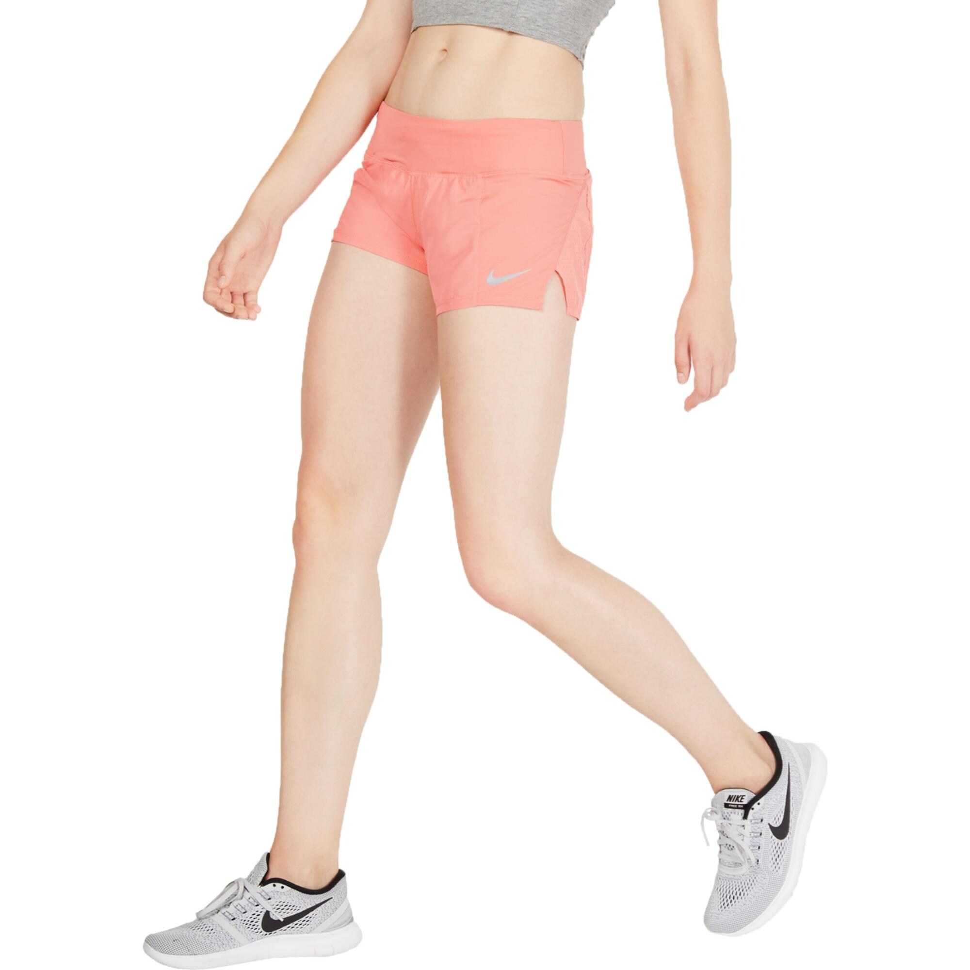 peach nike shorts
