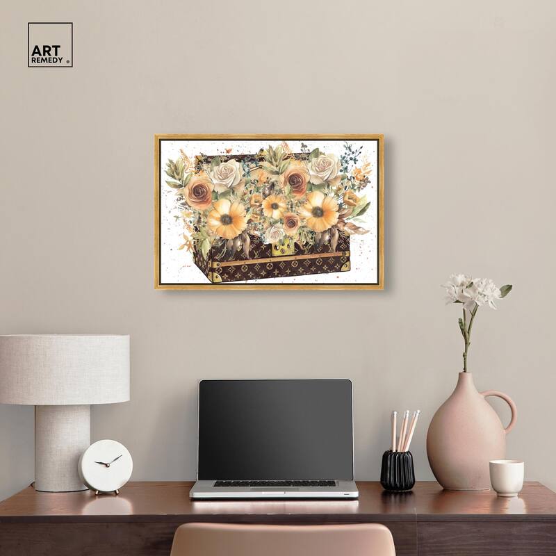 Doll Memories - Golden Memories Canvas by Art Remedy