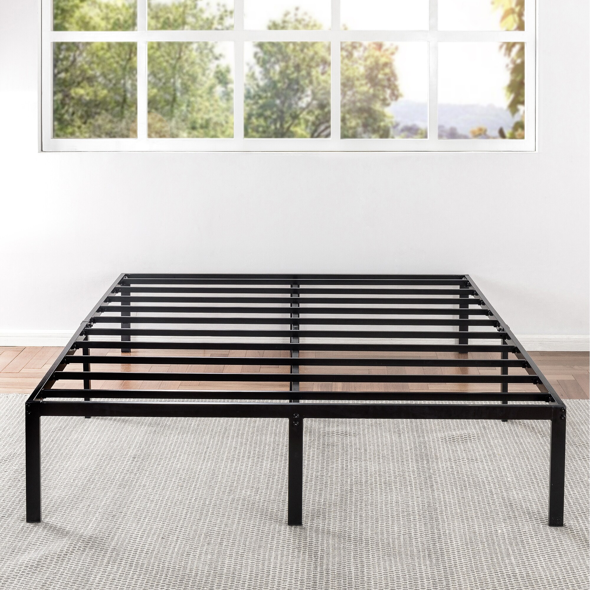 Shop 14 Inch Metal Platform Bed Frame On Sale Overstock 21474534