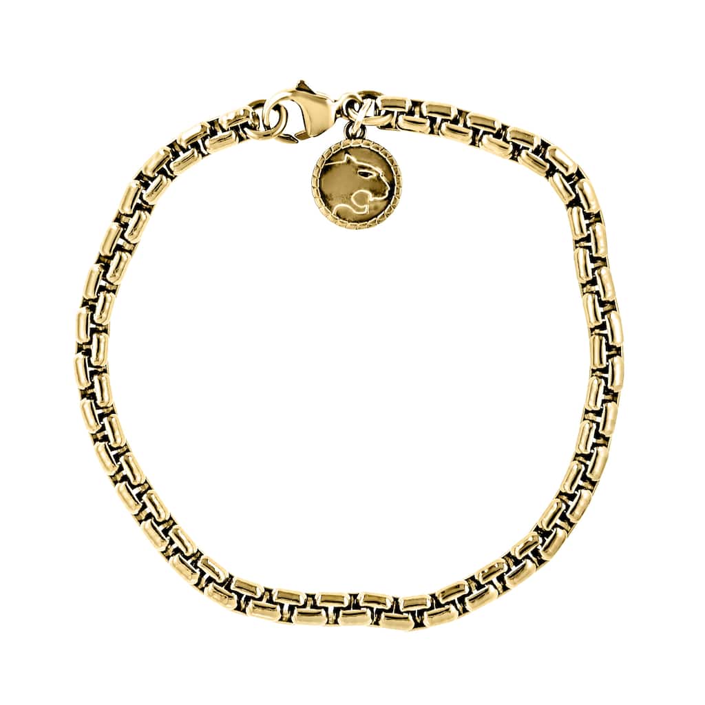 EFFY Men's Gold over 925 Sterling Silver Chain Bracelet
