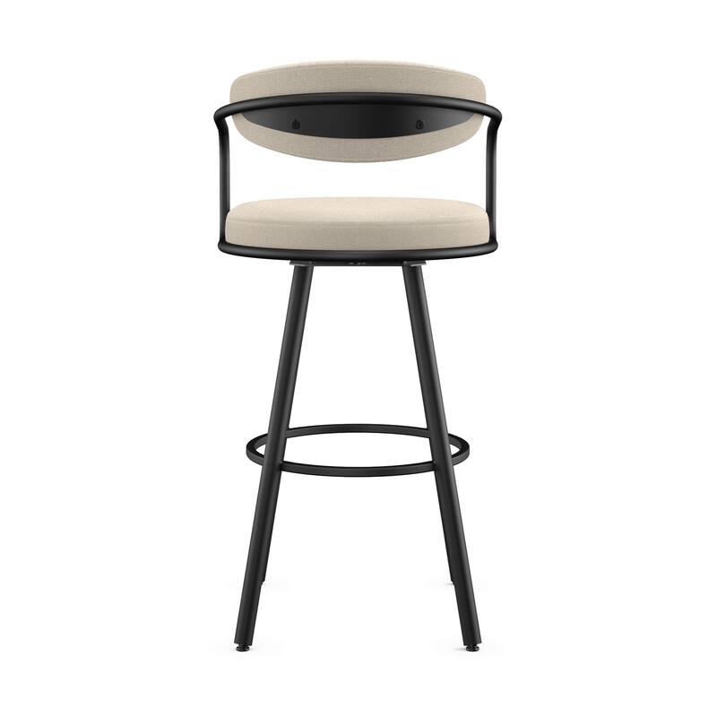 Amisco Ernesto Swivel Counter and Bar Stool with Arms