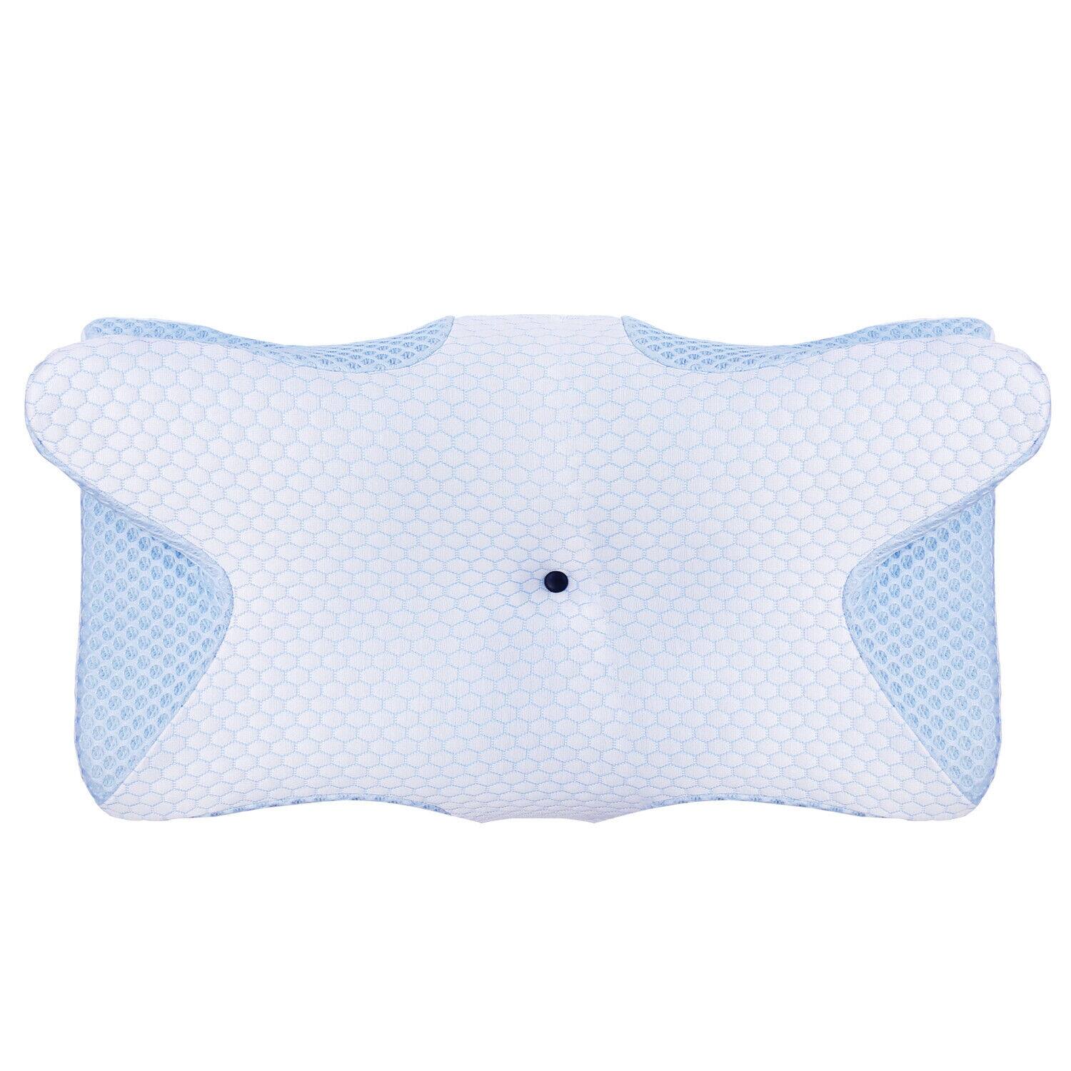 Memory Foam Butterfly Pillow for Neck and Back Support Bed Bath