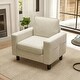 preview thumbnail 1 of 7, Kinbor Multi-Functional Single Sofa Chair for Home, Office, Salon Cream