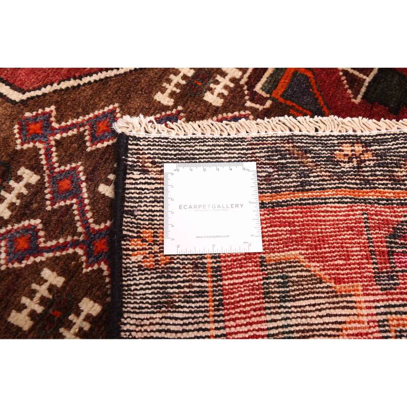 ECARPETGALLERY Hand-knotted Anatolian Vintage Brown Wool Rug - 4'3 x 7'10