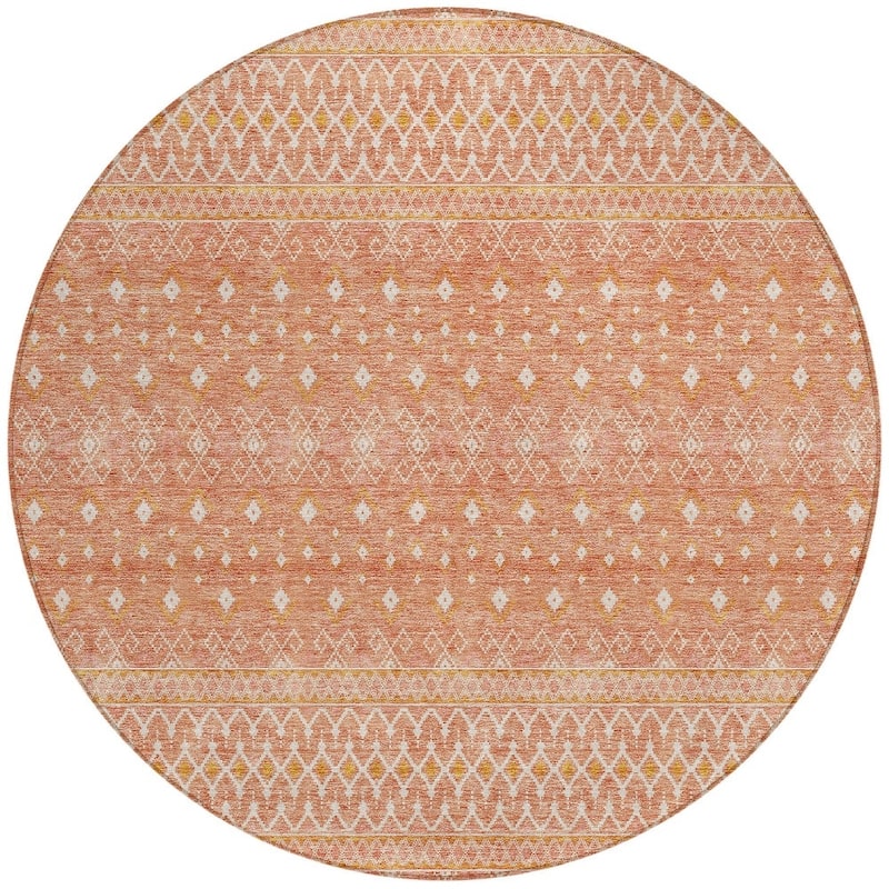 HomeRoots Tribal Transitional Rectangle Outdoor Rug