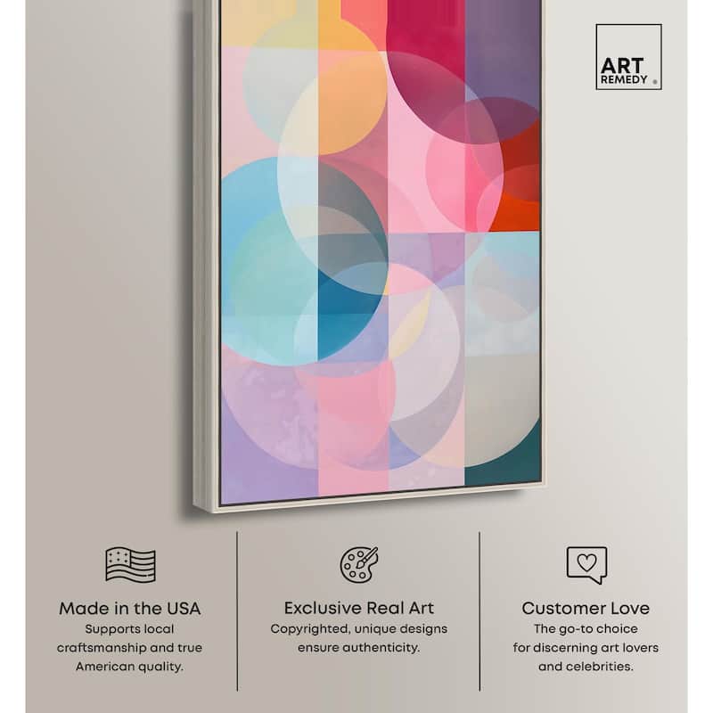 Oneiric Circles IV Canvas by Art Remedy