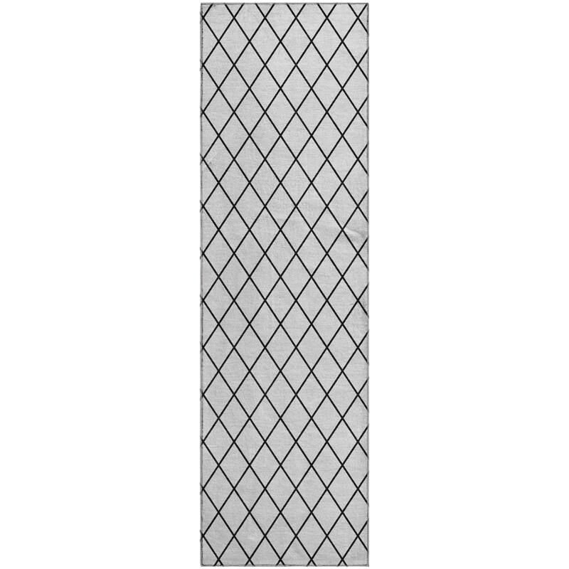 Premium Washable Super Soft Diamond Trellis Mayfield Rug