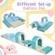 preview thumbnail 2 of 16, 10 in 1 Soft Climb and Crawl Foam Playset, Soft Foam Nugget Block, Kids Crawling and Climbing Indoor Active Play Structure