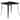 31.75'' Square Metal Indoor-Outdoor Table - 31.75"W x 31.75"D x 29.5"H - 31.75"W x 31.75"D x 29.5"H