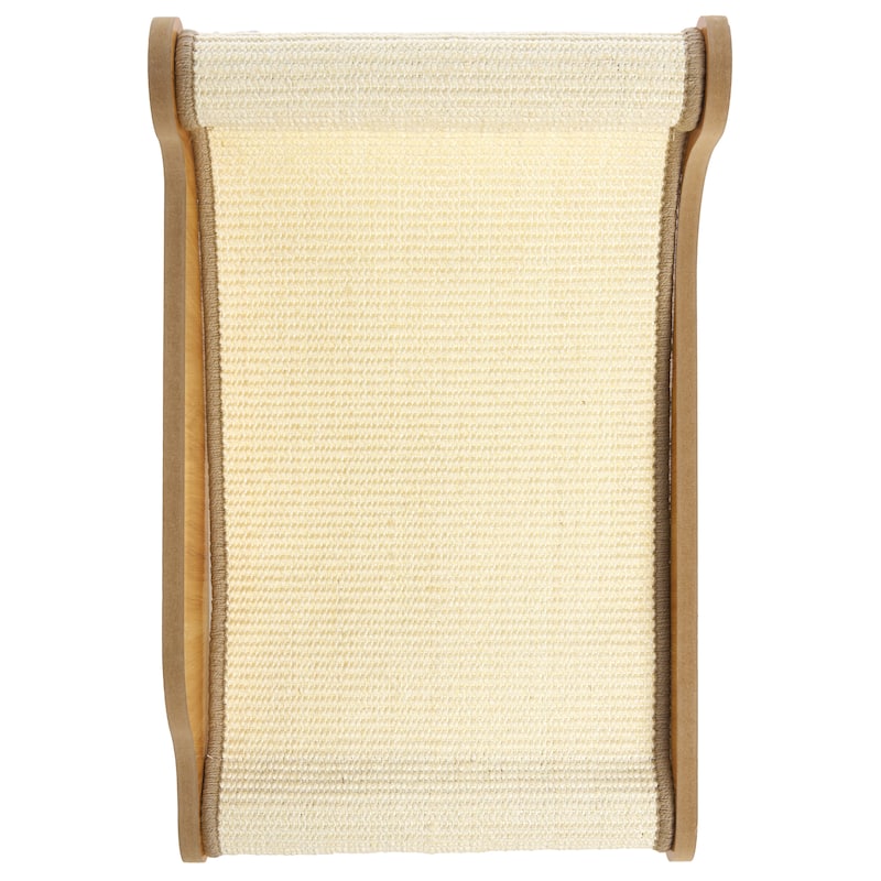 SAFAVIEH Home Natural/Ivory 9"W x 15''L x 23"H Sisal Cat Scratch Lounger - 9"W x 15''L x 23"H
