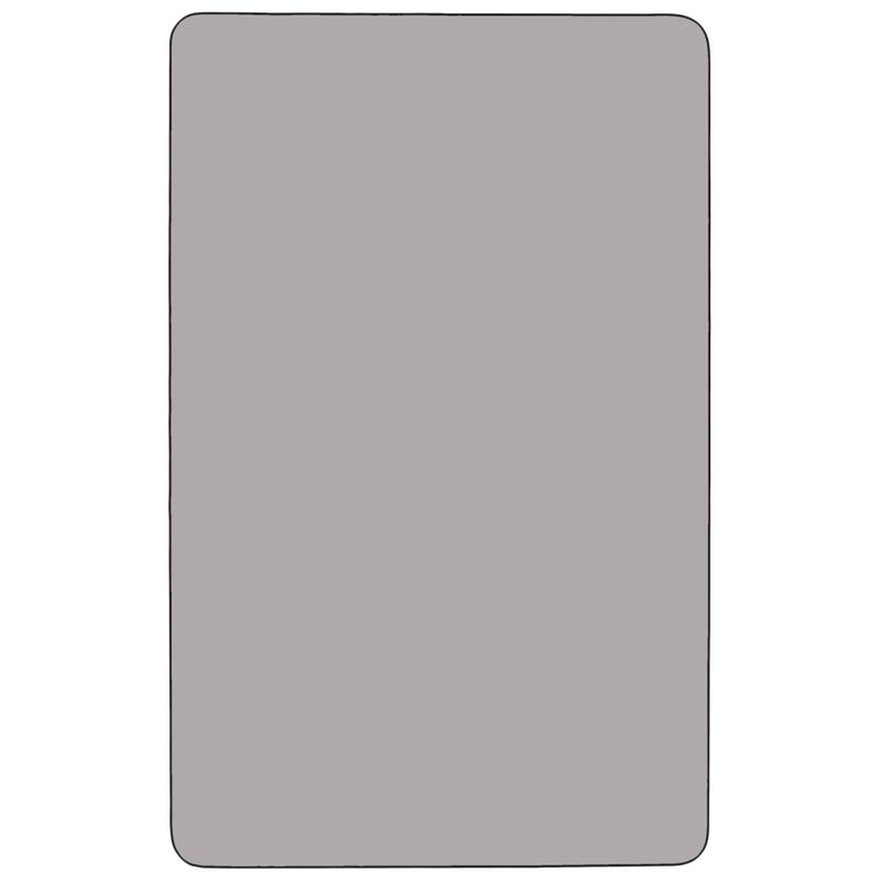 36''W x 72''L Rectangular Thermal Laminate Activity Table - Adjustable Legs