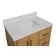 preview thumbnail 5 of 6, KitchenBathCollection California 36" Bathroom Vanity with Matte White Top