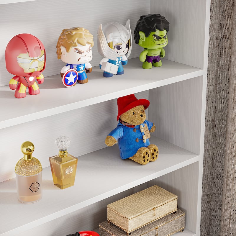 70.8 inches Bookcase Bookshelf with 5 Tier Shelves