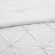 preview thumbnail 32 of 31, 3 Piece Reversible Pintuck Pinch Pleat Comforter Set, Bedding Set for All Season
