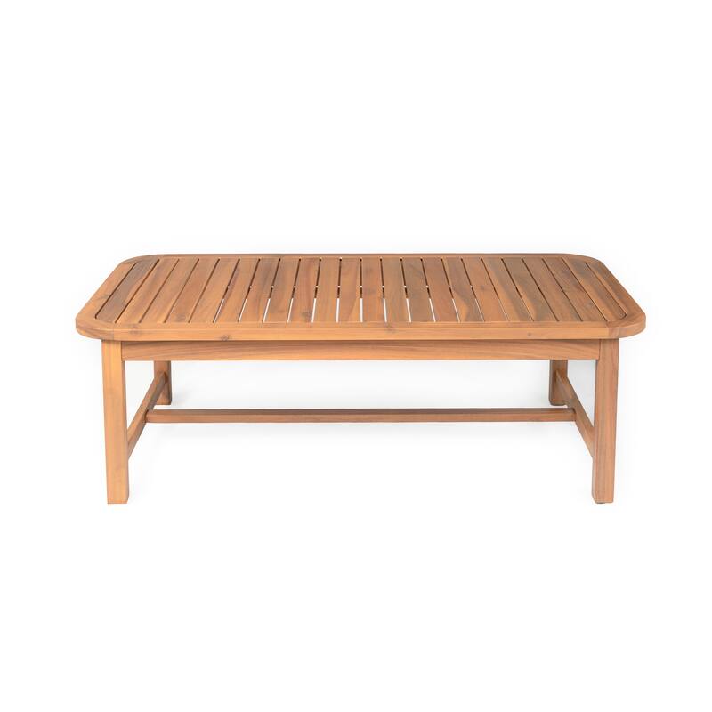 Christopher Knight Home - 47.24''Outdoor Patio Acacia Wood Coffee Table