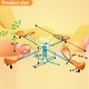 preview thumbnail 9 of 7, Outdoor Playground 4 Seats Seesaw 360 Rotating Seesaw for kids age 3-8 - 28''*18''*6.3''