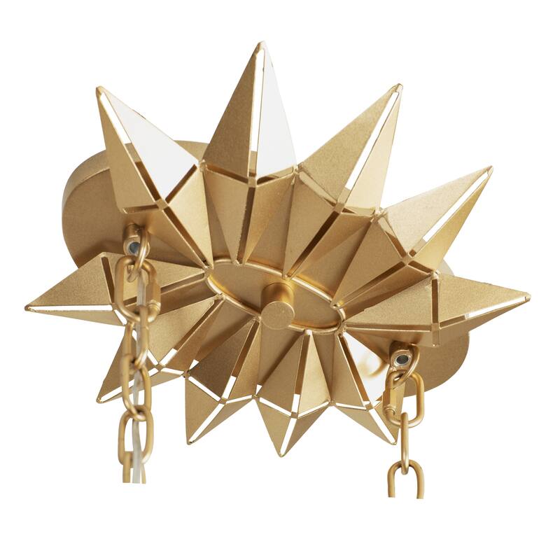 Varaluz Forever 6-light French Gold Linear Pendant