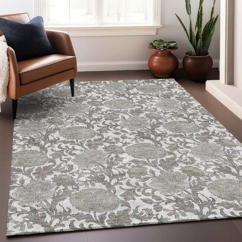 Premium Washable Super Soft Floral Mayfield Rug