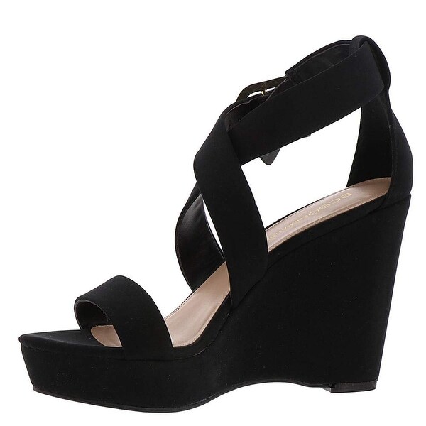 bcbgeneration jae platform wedge sandals