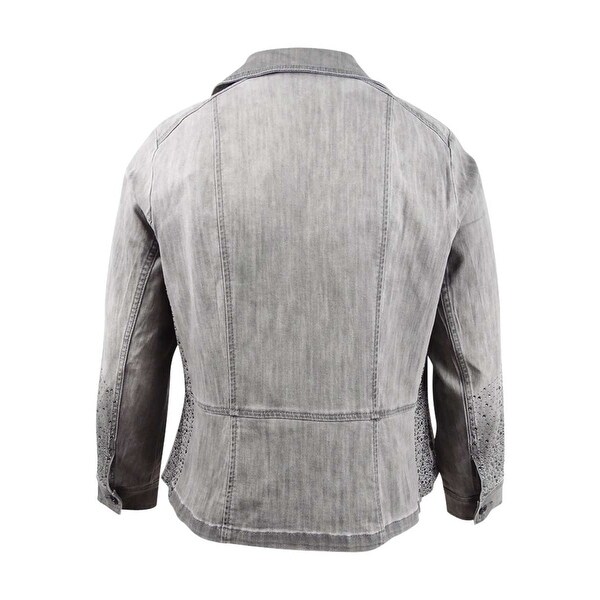 grey blazer plus size