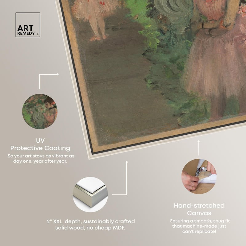 Dancers Backstage Canvas by Art Remedy