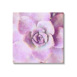 Stupell Pink Succulent Botanical Leaves Canvas Wall Art by Vicki Gladle ...
