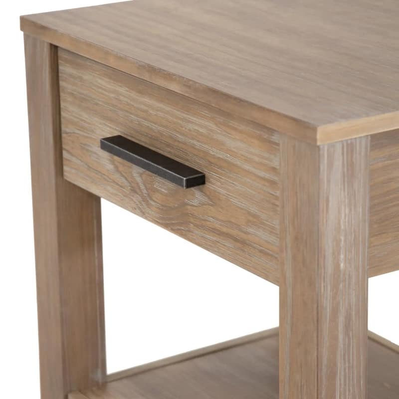 Modern Rustic 1 Drawer Nightstand Farmhouse Style