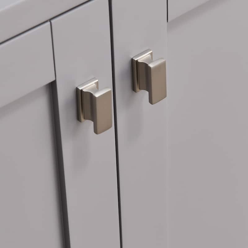 StarrySky 24 inch Undermount Single Sink Bathroom Vanity with Engineered Carrara Marble Top