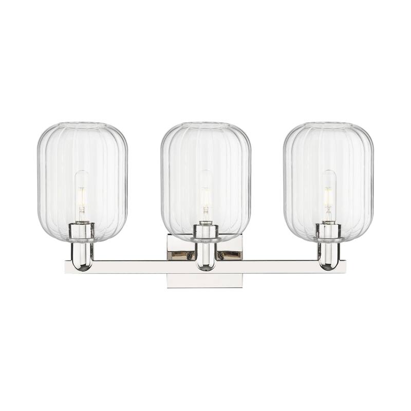 Innovations Lighting Downtown Urban - Preston - 3 Light 26" Jar Shade Bath Vanity Light